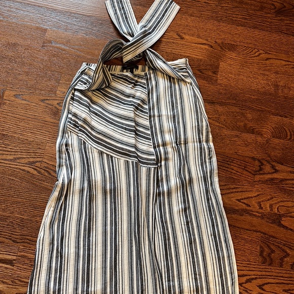 BCBG Maxazria striped asymmetrical midi skirt - Picture 6 of 14